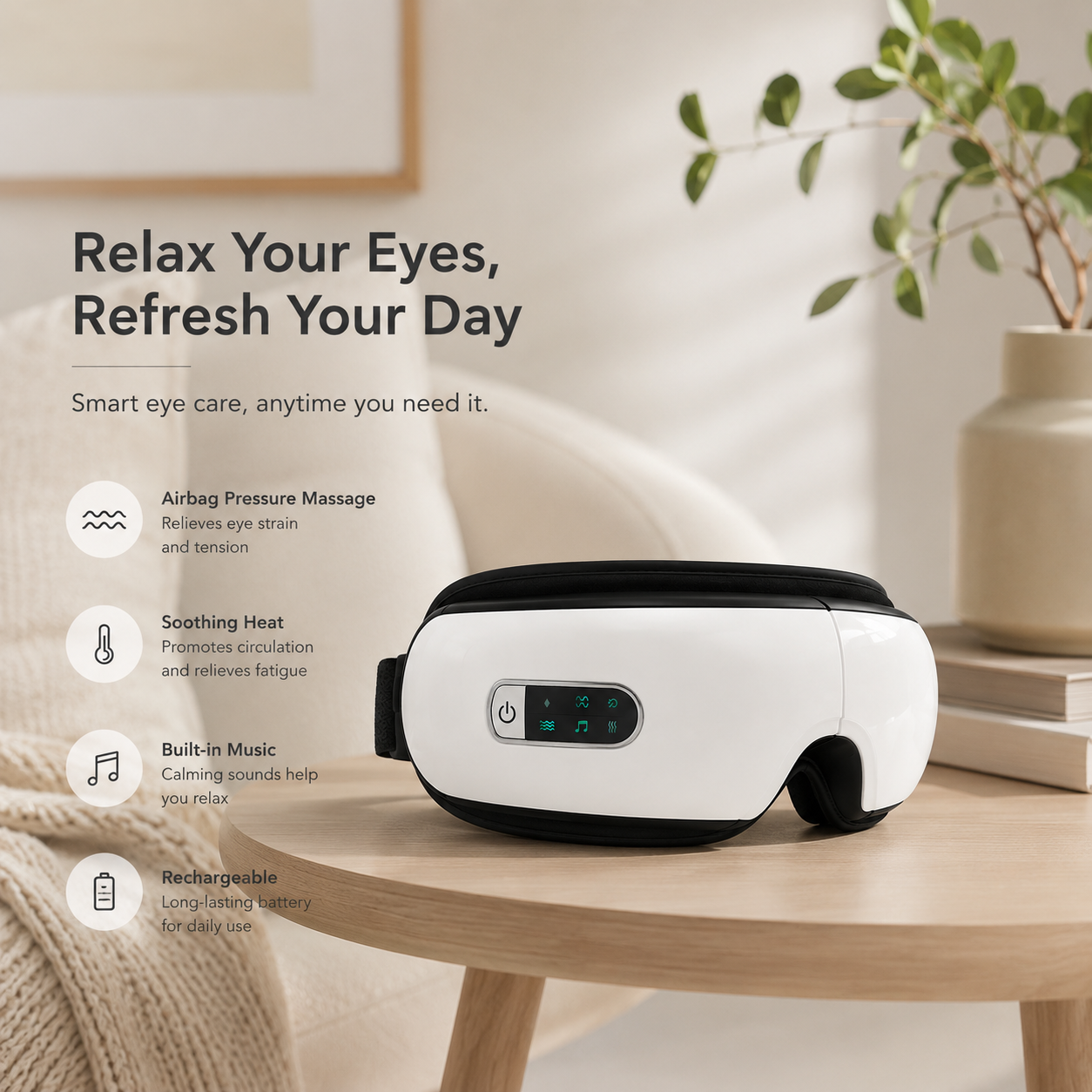 Smart Eye Massager By Fillevy