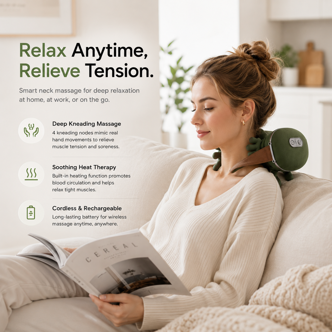 Neck And Shoulder Muscle Massager By Fillevy
