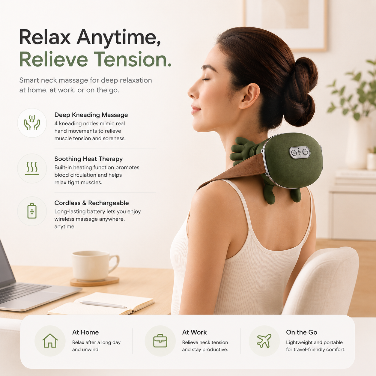 Neck And Shoulder Muscle Massager By Fillevy