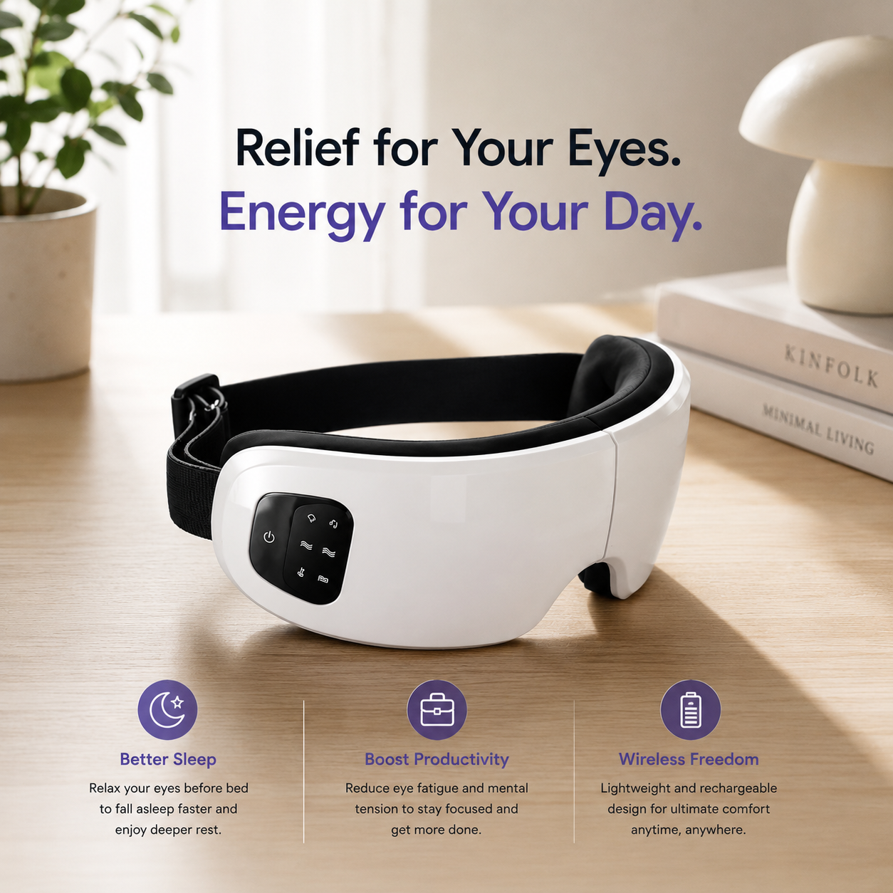 Steam Eye Massager By Fillevy
