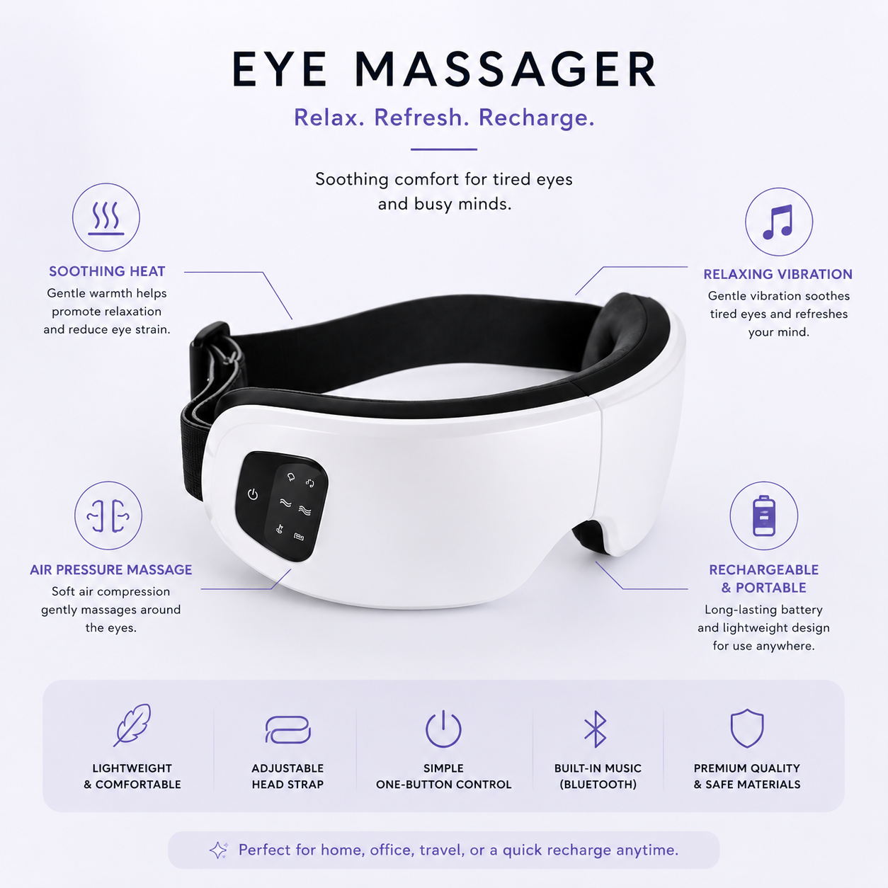 Steam Eye Massager By Fillevy